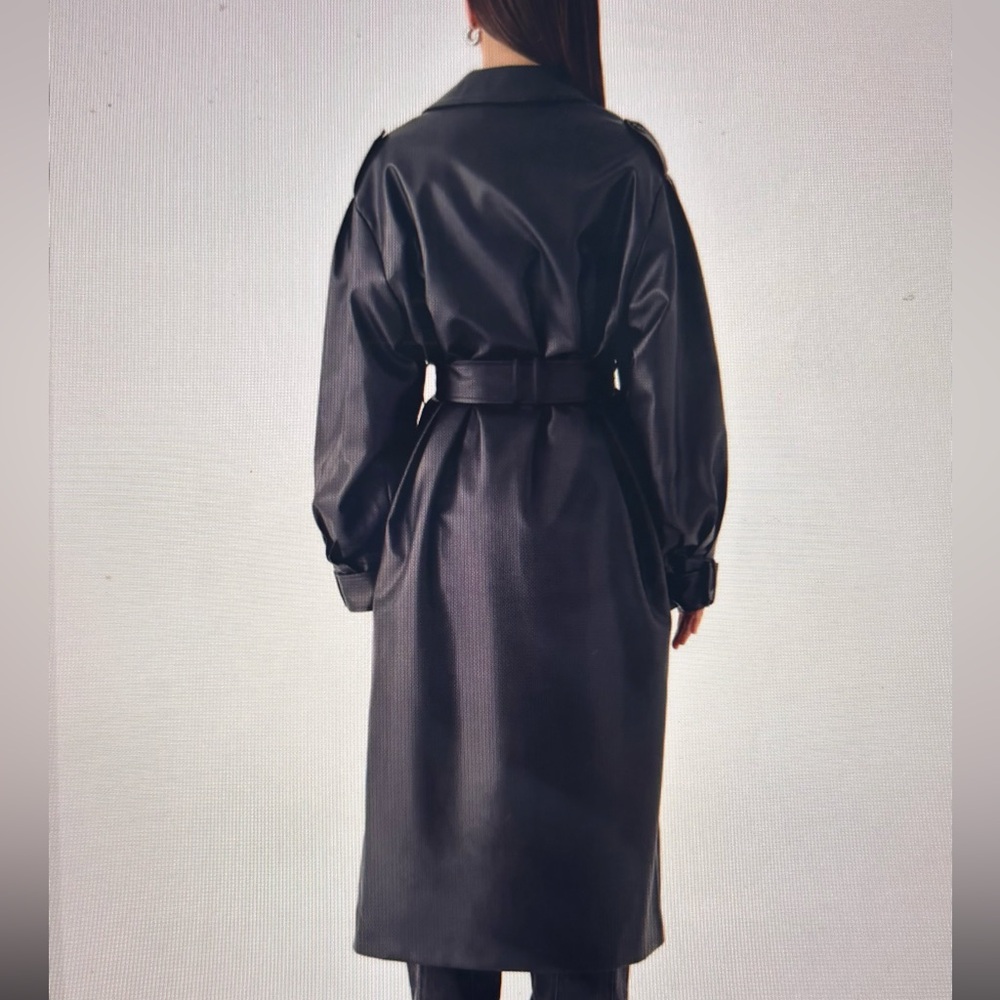 Black Women's Trench Coat